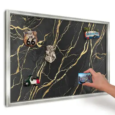 Magnetická tabule Tmavé vlny, světlé čáry