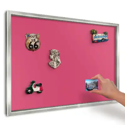 Magnetická tabule Energická růžová v pastelovém stylu