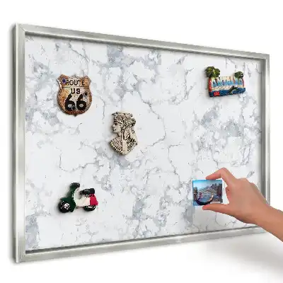 Magnetická tabule na zeď Minimalistický jemný mramor