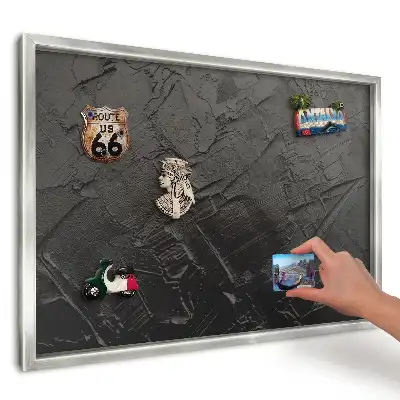 Magnetická tabule v černé texturované barvě