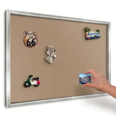 Nástěnná magnetická tabule v minimalistickém oranžovém stylu