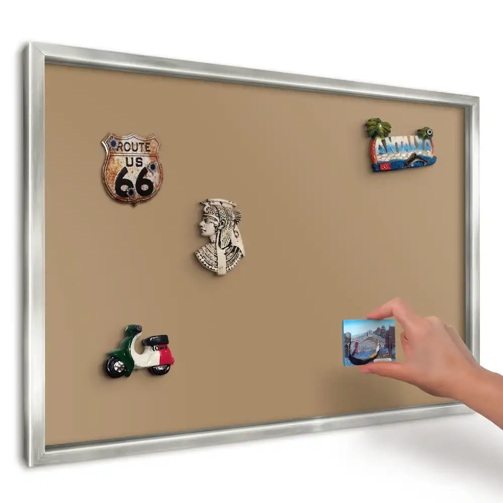 Nástěnná magnetická tabule Zářivá minimalistická oranžová