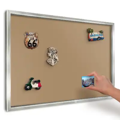 Nástěnná magnetická tabule Zářivá minimalistická oranžová