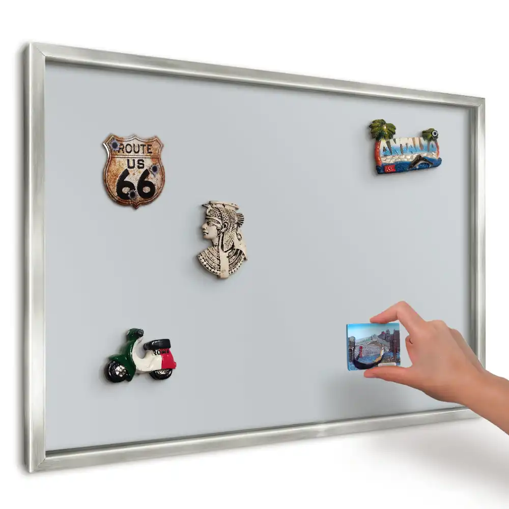 Magnetická nástěnná tabule Klidná šedá elegance