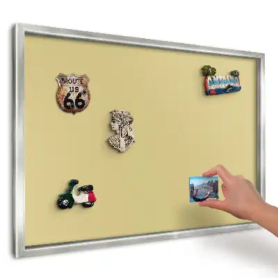 Magnetická nástěnná tabule Relaxace ve žluté paletě