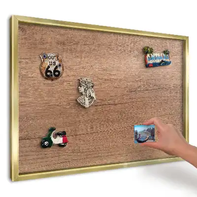Magnetická tabule Teplé dřevo s charakterem