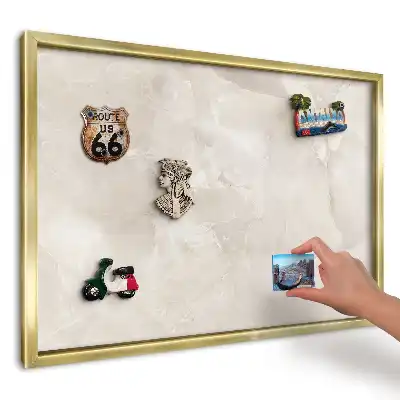 Magnetická tabule Elegantní béžový mramor