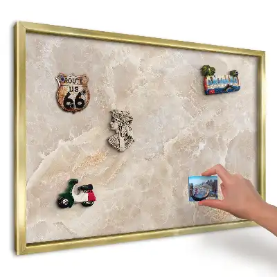 Magnetická tabule Krémové jemné vlny