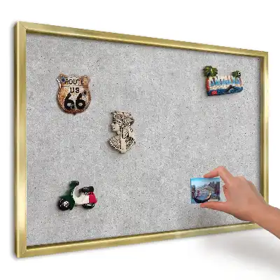 Magnetická nástěnka v elegantní šedé barvě se strukturou