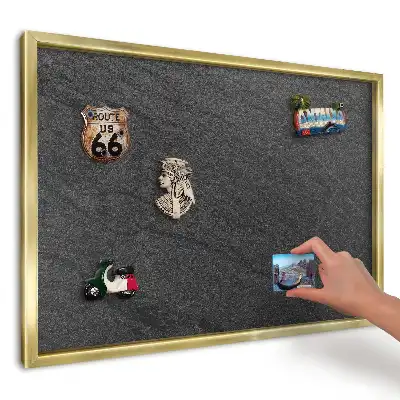Magnetická nástěnka Černý minimalismus s linkami