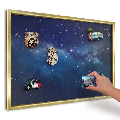 Magnetická tabule Kosmická modrá obloha