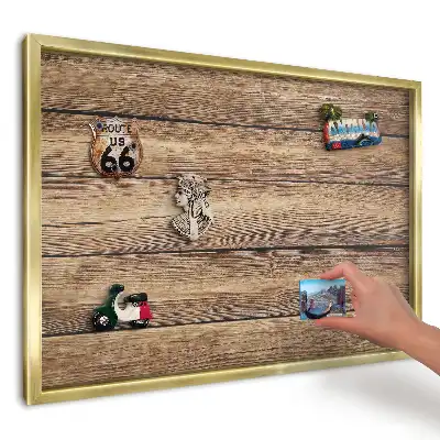 Magnetická nástěnka s texturou dřeva