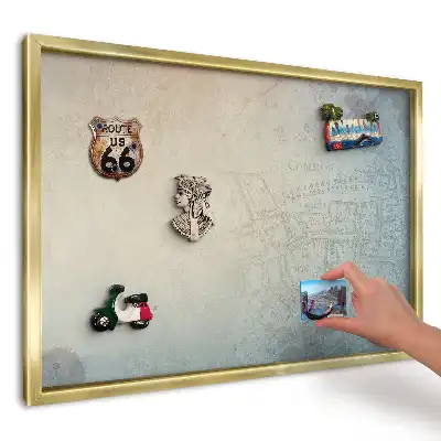 Magnetická nástěnka Mapa tlumeného města