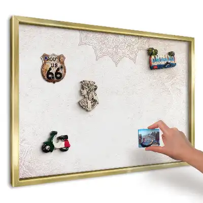 Magnetická nástěnka s elegantním etnickým vzorem
