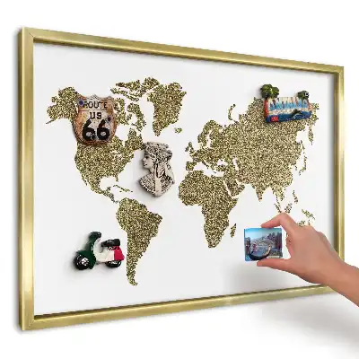 Magnetická nástěnka s motivem pole žlutého obilí