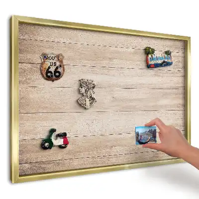 Magnetická nástěnka Přírodní dřevěné desky