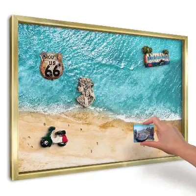 Magnetická tabule Tyrkysová voda a pláž