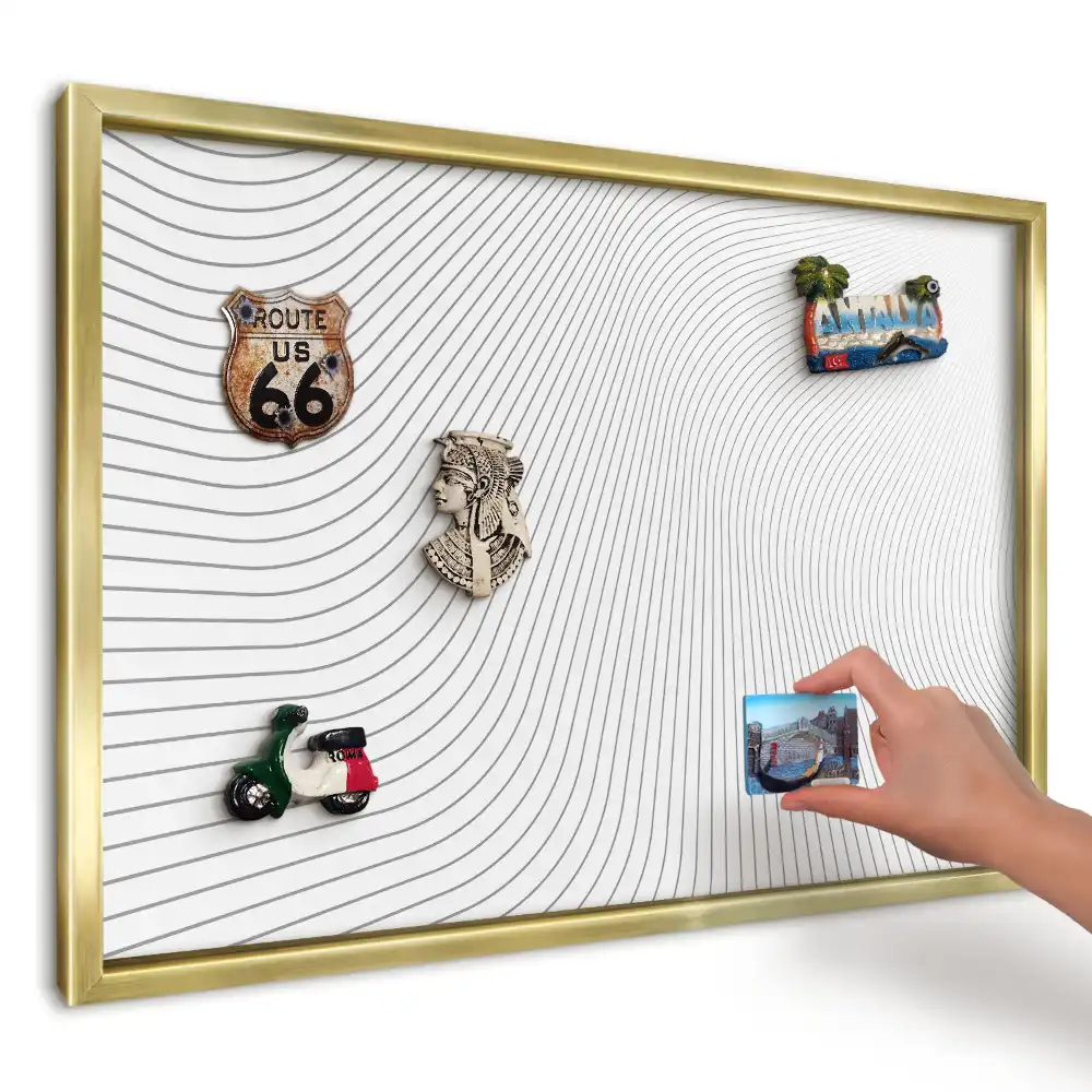 Magnetická nástěnka Dynamické plynulé linie