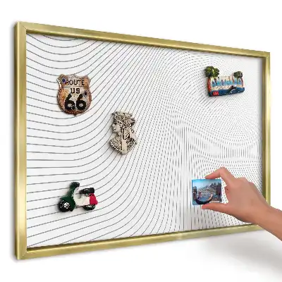 Magnetická nástěnka Dynamické plynulé linie