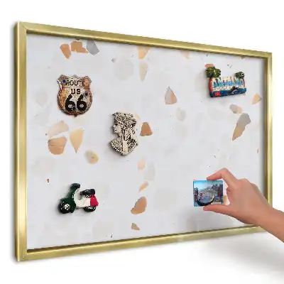 Magnetická tabule Teplá tónovaná mozaika