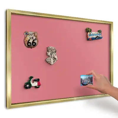 Magnetická tabule na magnety Růžový mír