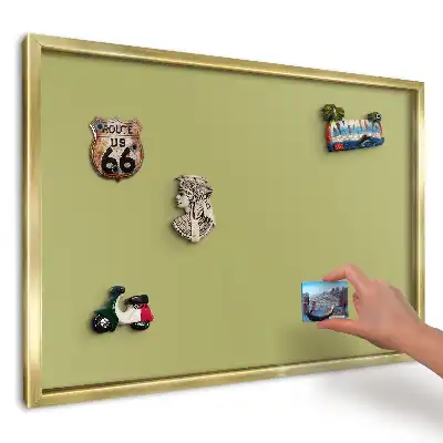 Magnetická nástěnka se zeleným vintage pozadím