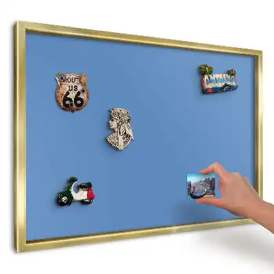 Magnetická tabule v uklidňující modré barvě s hladkým povrchem