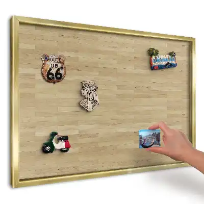 Magnetická tabule s dřevěným rámem Jednoduché kouzlo
