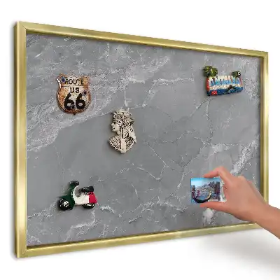 Magnetická nástěnka Kámen se šedými žilkami
