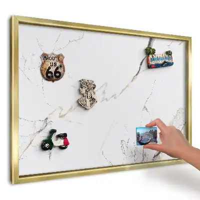 Magnetická nástěnka s elegantním béžovo-šedým vzorem