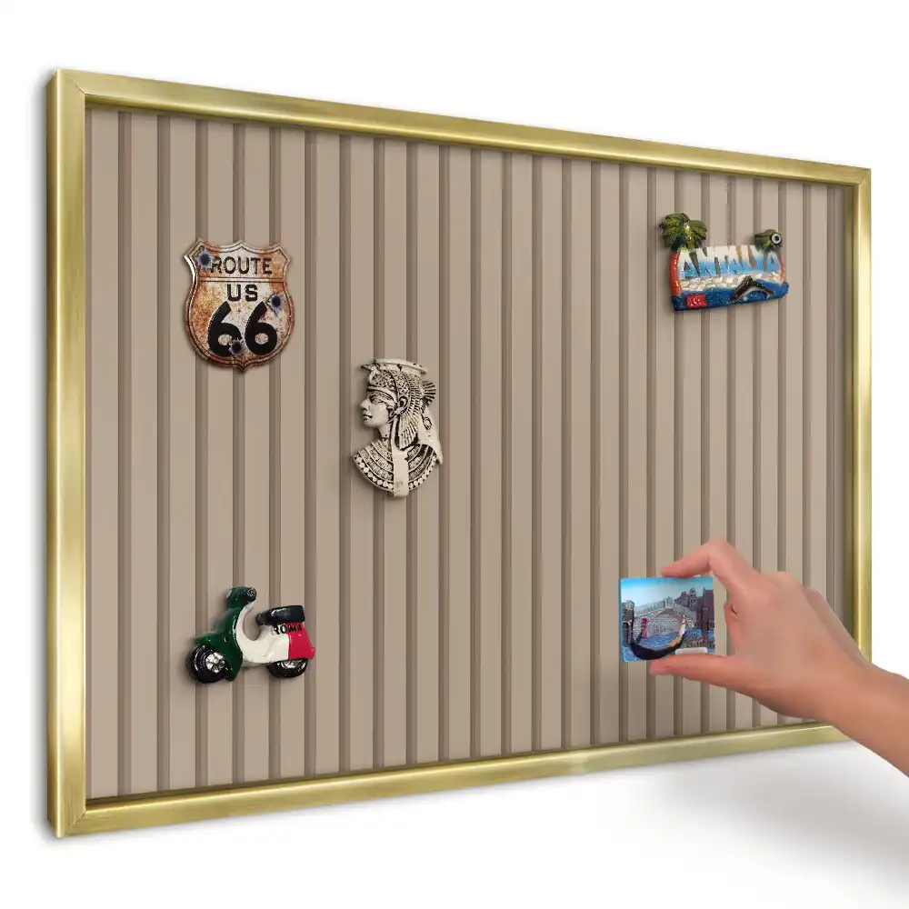 Magnetická tabule Teplé minimalistické linie