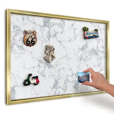 Magnetická tabule s motivem minimalistického jemného mramoru