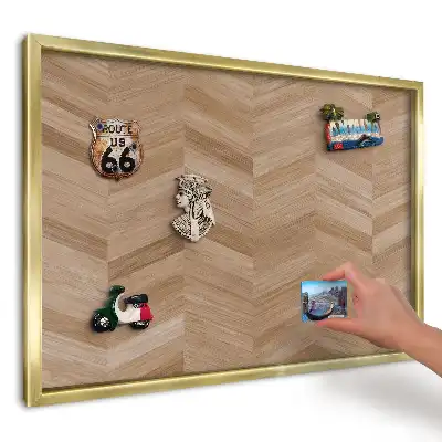 Magnetická nástěnka s motivem teplé rybí kosti