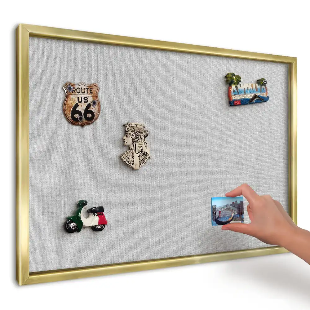 Magnetická nástěnka v elegantní šedé textuře