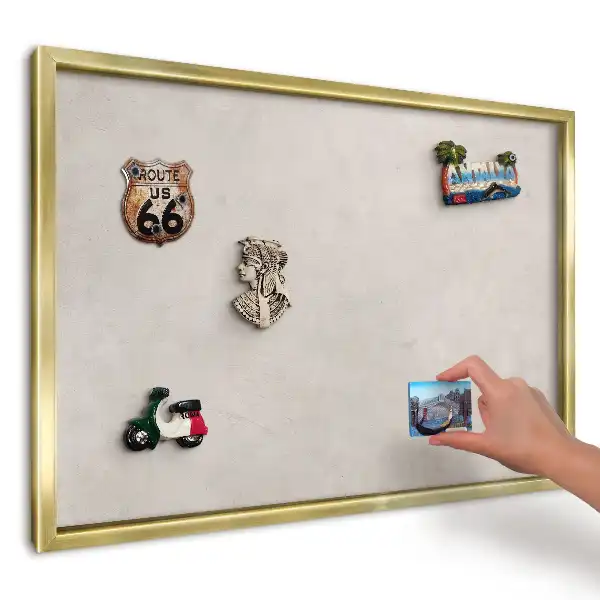 Magnetická tabule s jemnou šedou texturou do interiéru
