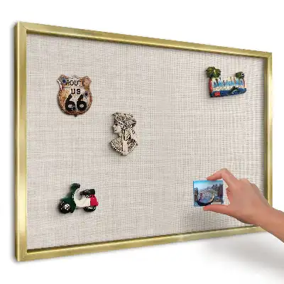 Magnetická nástěnka v béžové barvě s přírodní texturou