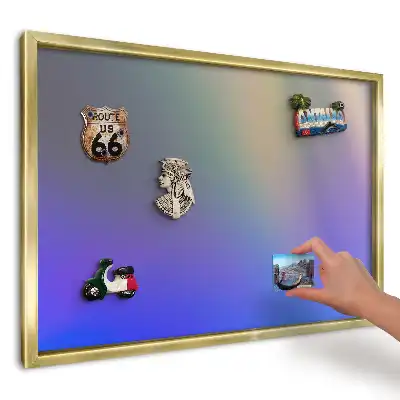Magnetická nástěnka s fialovým a modrým gradientem