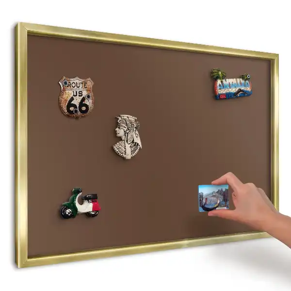 Magnetická tabule Hladká teplá hnědá
