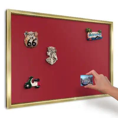 Magnetická nástěnka v minimalistickém vínovém stylu