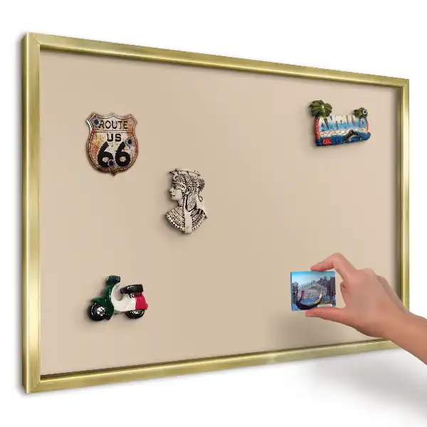 Magnetická nástěnka v elegantním světle béžovém provedení