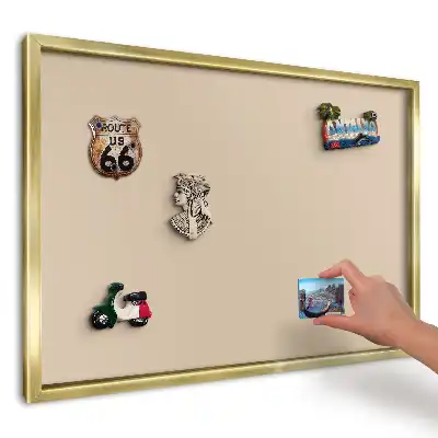 Magnetická nástěnka v elegantním světle béžovém provedení