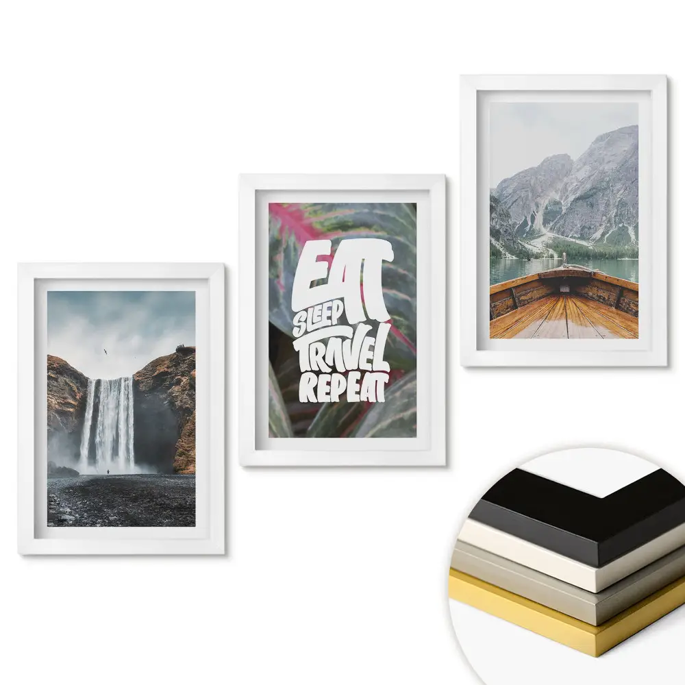 Triptych v rámu Dobrodružství v přírodě a cestování