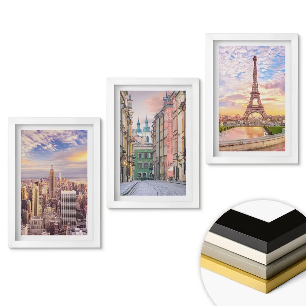Triptych v rámu Kultovní města s malebnými výhledy