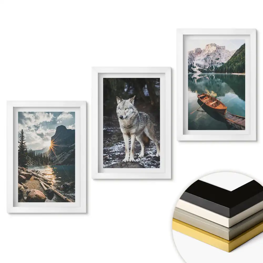 Triptych v rámu Krása přírody ve třech verzích