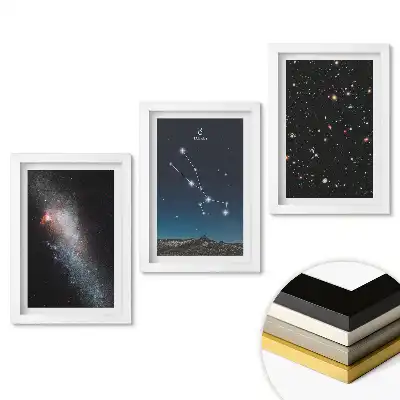 Triptych v rámu Kosmická krása