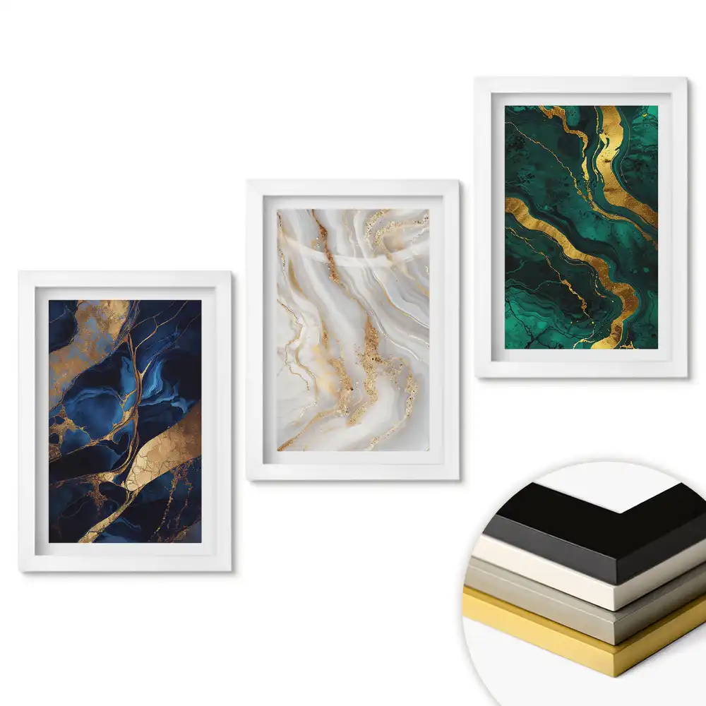 Triptych v rámu Elegance a harmonie v barvách