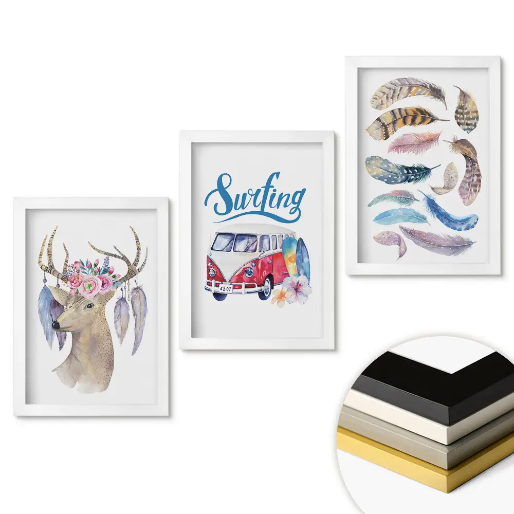 Triptych v rámu Přírodní krása a vášeň v umění