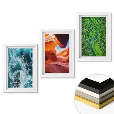 Triptych v rámu Příroda ve třech odstínech krásy