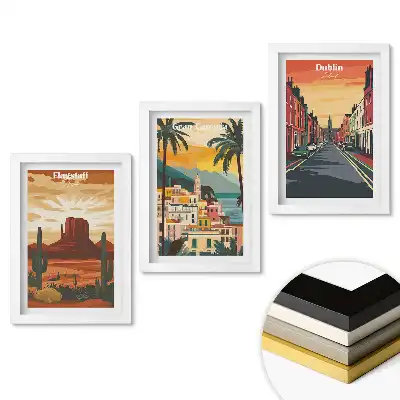 Triptych v rámu Cesta malebnými evropskými městy