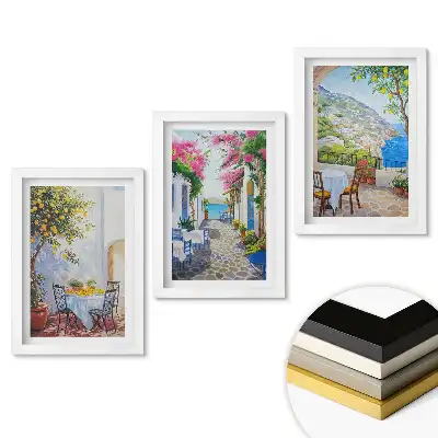 Triptych v rámu Malebné výhledy z okouzlujících míst